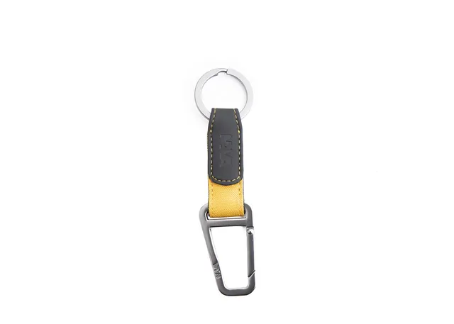 nava-design-twin-portachiavi-con-anello-e-moschettone-giallo-13-x-3-cm image 1
