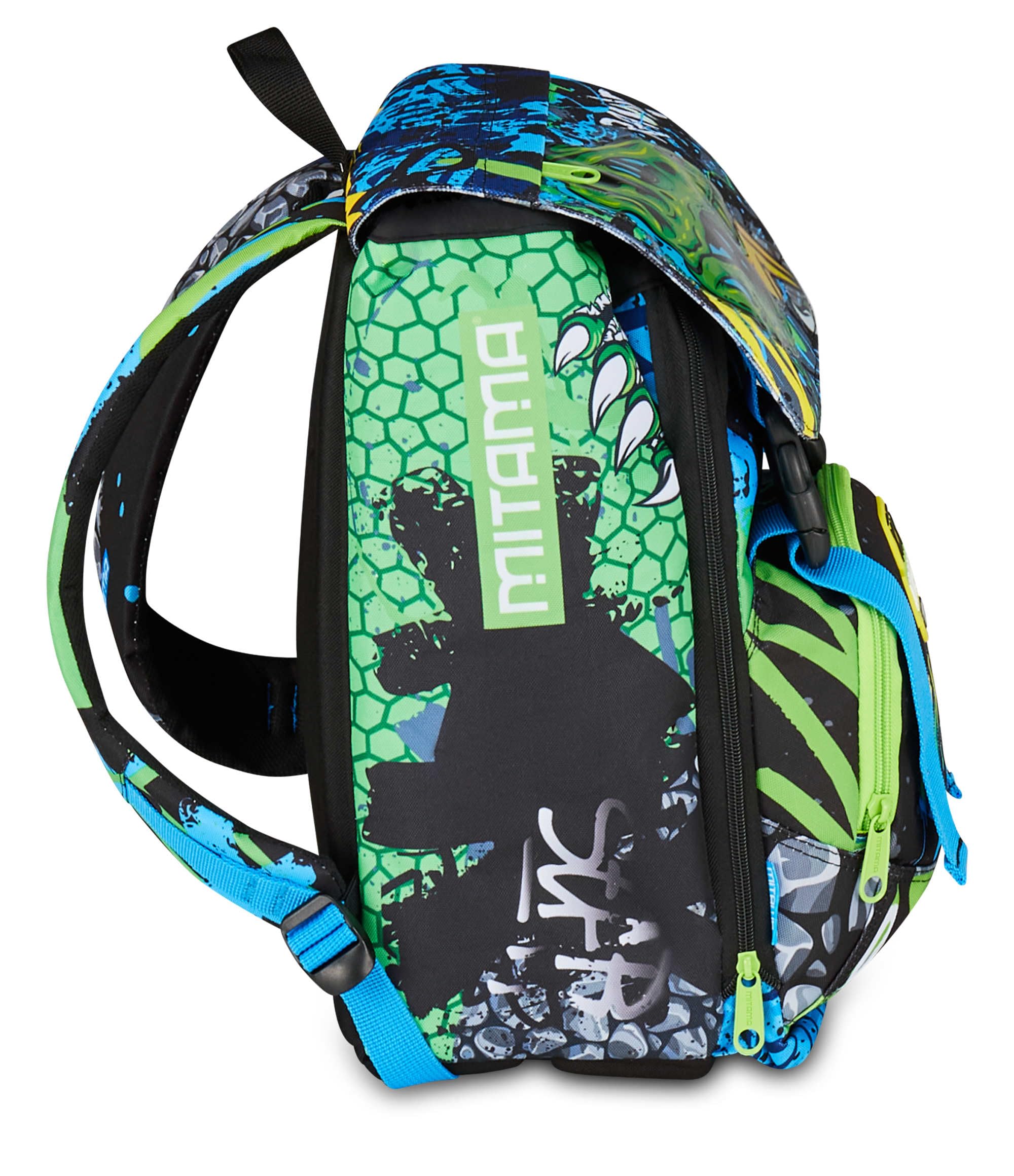 mitama-mitarex-blu-zaino-scuola-estensibile-4-zip-maxi-capienza image 3