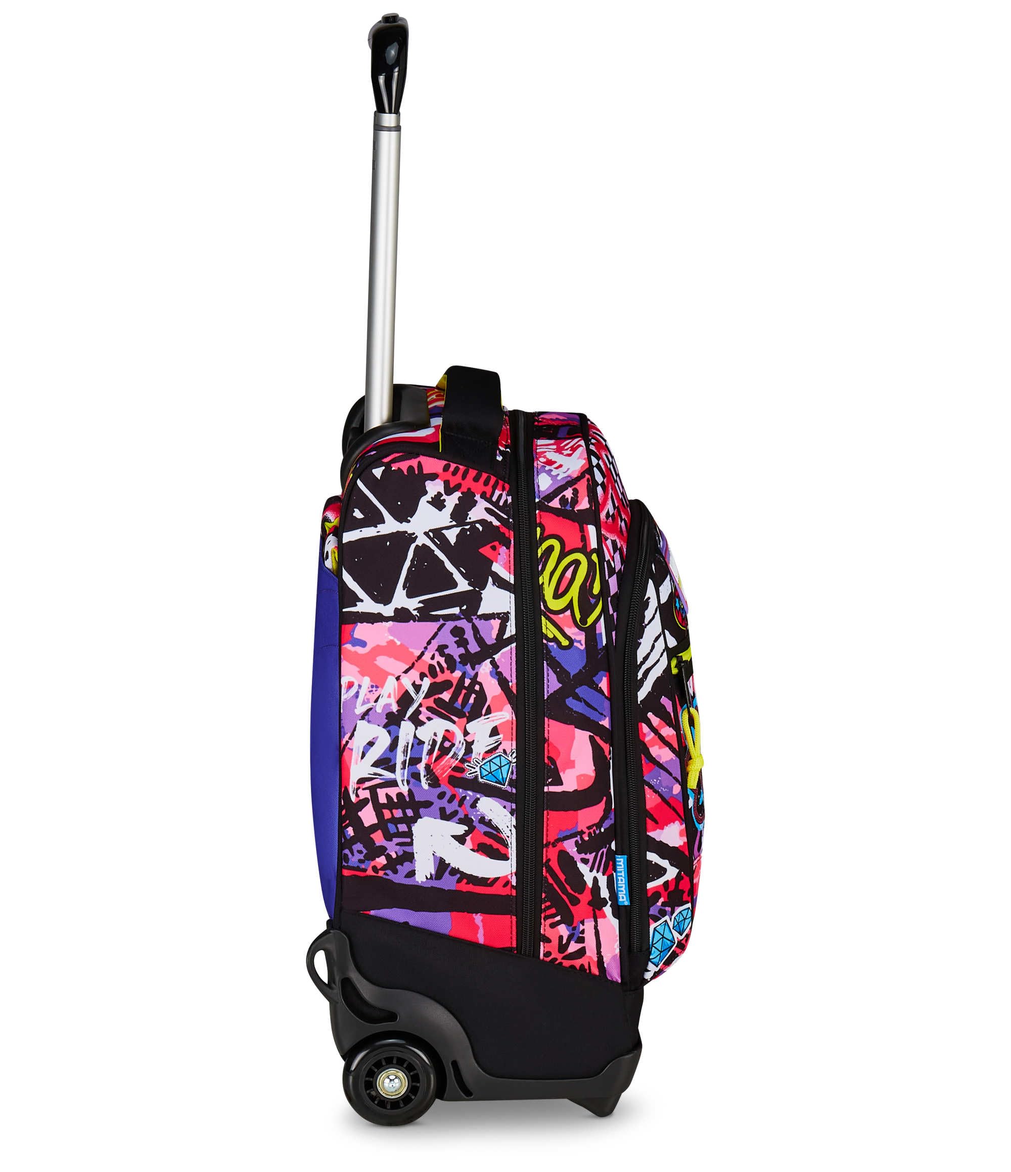 mitama-run-maxi-urban-queen-trolley-scuola-dr-34-lt-rosa-con-spallacci-zaino image 4