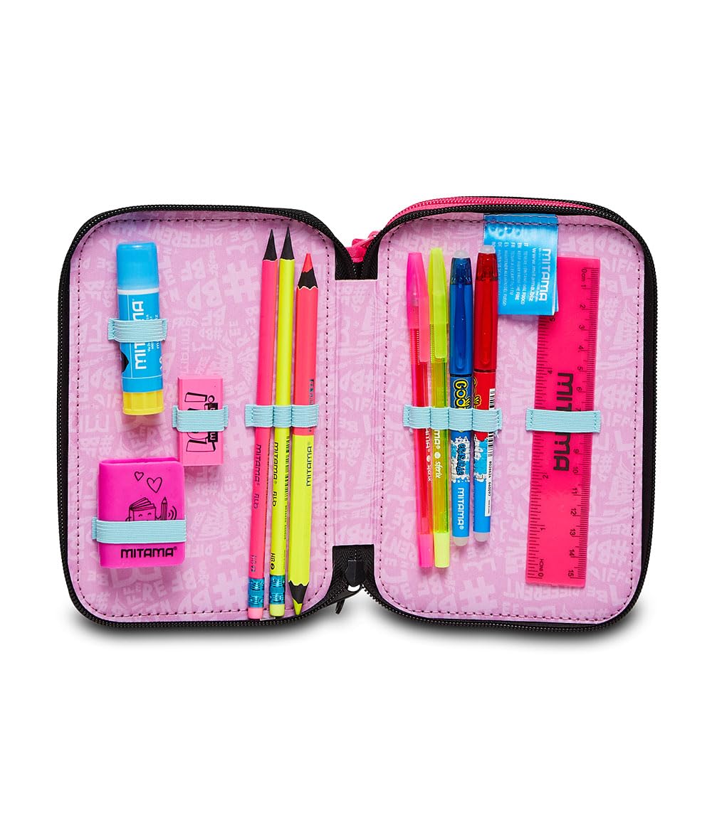 mitama-astuccio-triplo-fly-high-nero-3-scomparti-completo-47-pezzi image 5