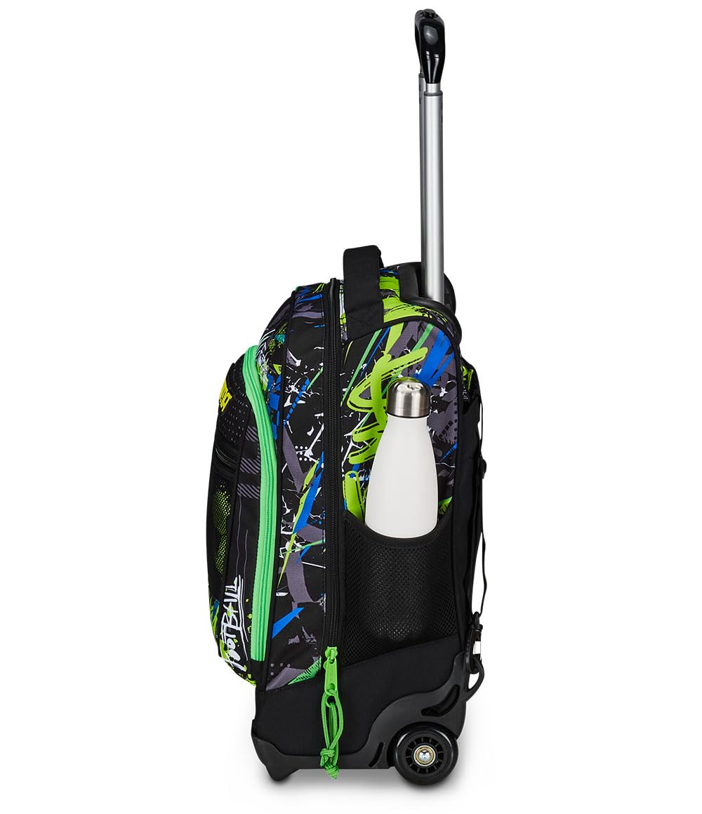mitama-trolley-dr-junior-road-to-win-nero-e-verde-zaino-trolley-scuola image 7