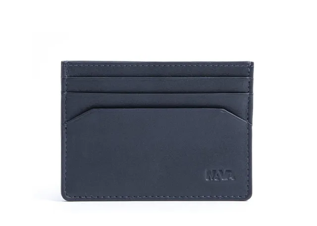 nava-design-smooth-porta-carte-in-pelle-blu-7x10-cm-per-4-carte image 1