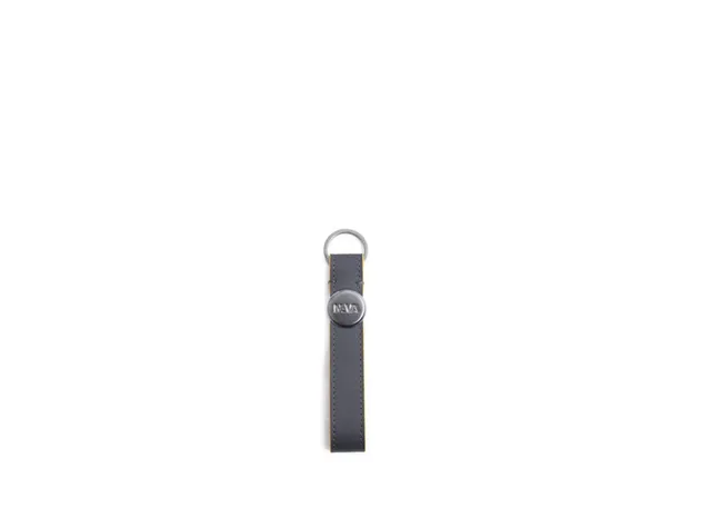 nava-design-metric-portachiavi-pelle-con-anello-grigio-giallo-14-x-2-cm image 1