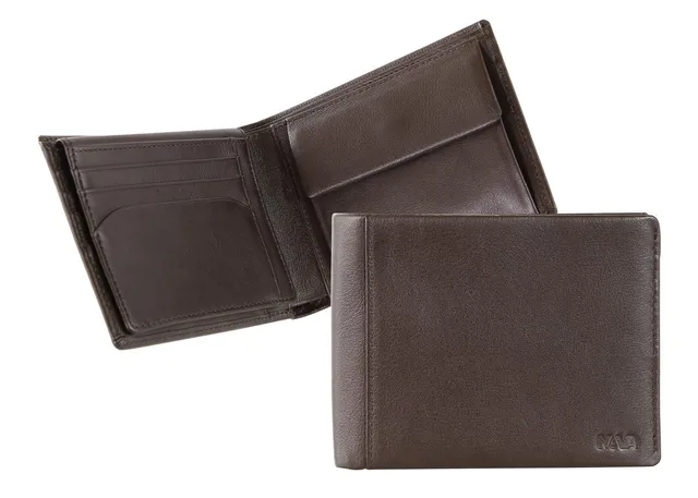 nava-design-smooth-portafoglio-uomo-in-pelle-marrone-10-x-13-cm image 1