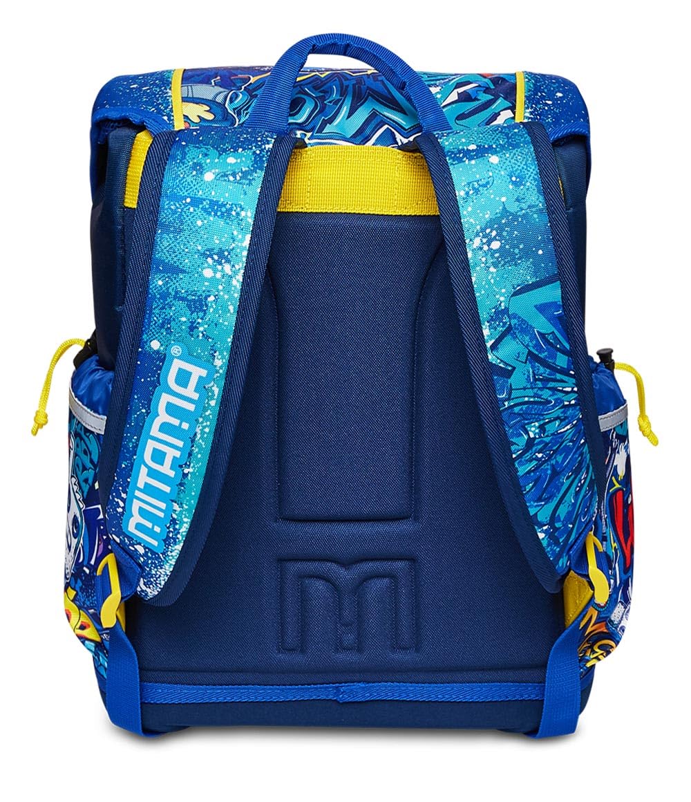 mitama-upside-speedy-blu-zaino-scuola-doppio-scomparto-impermeabile image 5