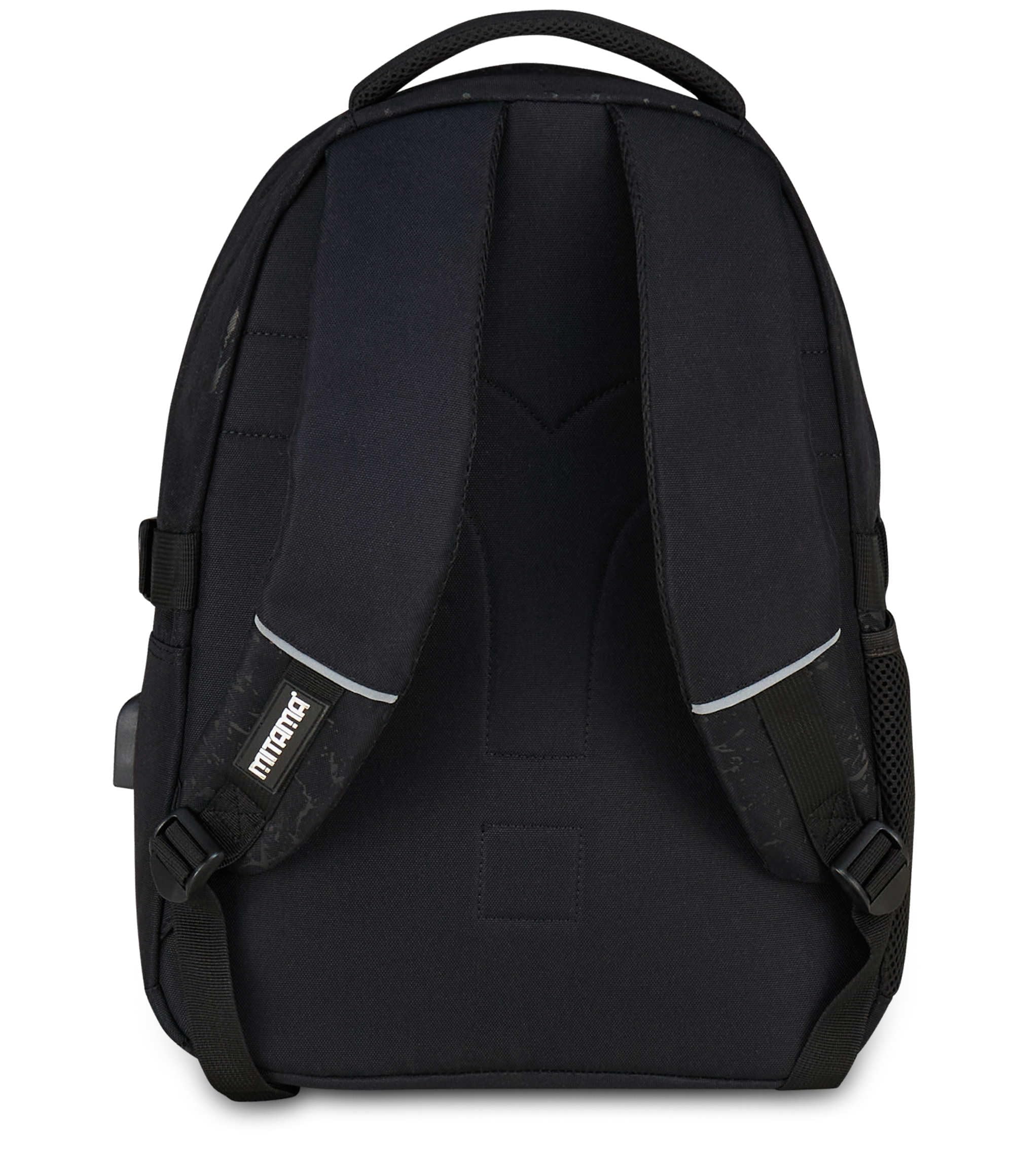mitama-bdbf-black-splash-zaino-scuola-triplo-scomparto-nero-con-usb image 4