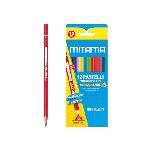 mitama-pastelli-colorati-triangolari-laccati-astuccio-da-12-pezzi image 3