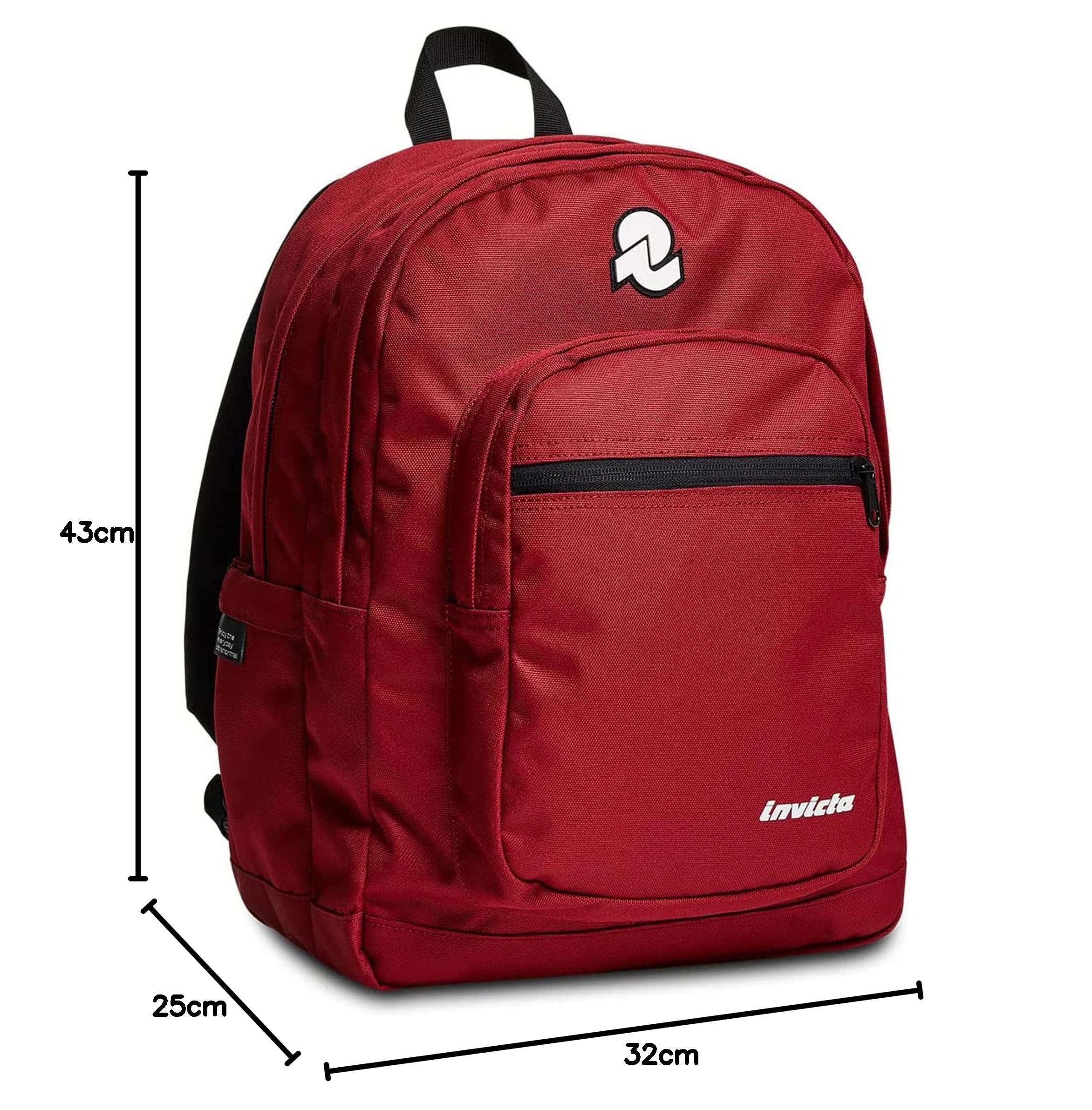 invicta-jelek-plain-zaino-scuola-38-lt-doppio-scomparto-con-vano-laptop image 7
