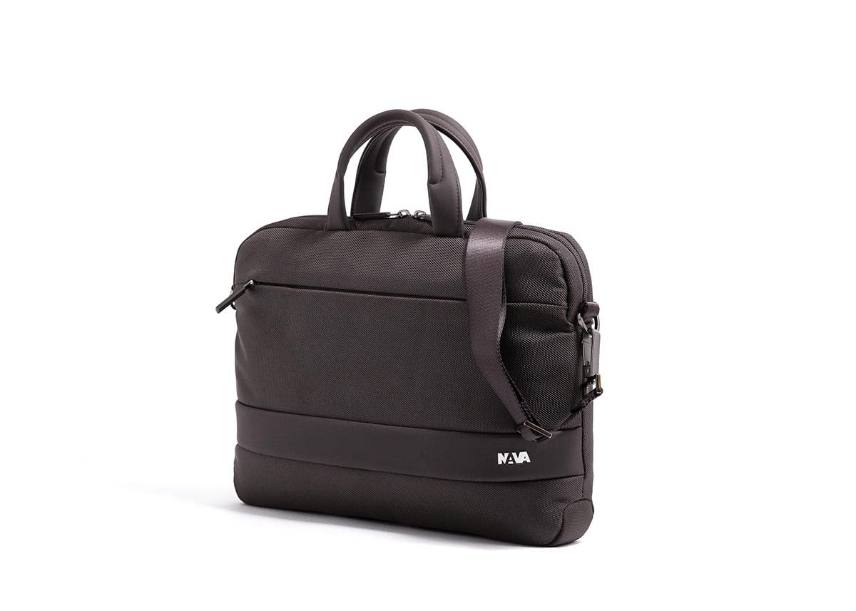 nava-design-easy-plus-cartella-slim-organizzata-porta-pc-marrone-29x42x6-cm image 3