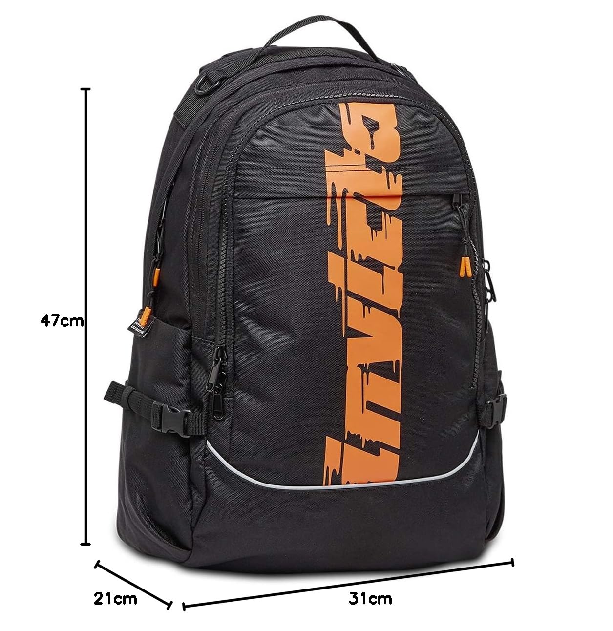 invicta-act-plus-zaino-scuola-e-tempo-libero-nero-con-tasca-porta-pc image 7