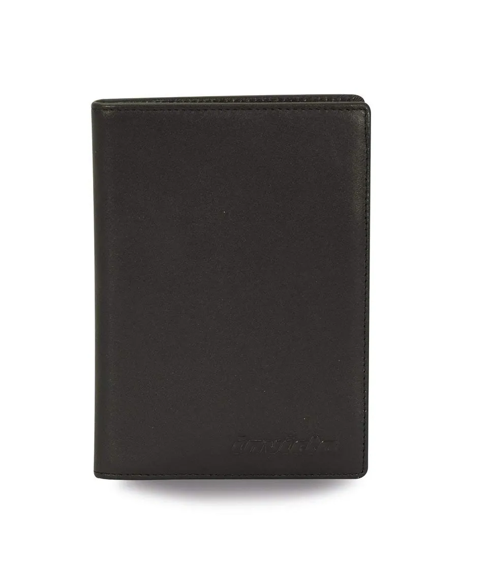 invicta-porta-passaporto-in-vera-pelle-nero-14x10cm image 1