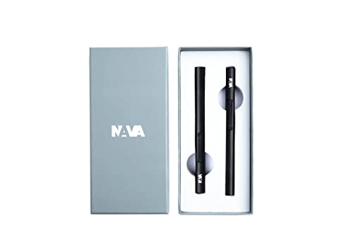 nava-design-magnetica-penna-stilografica-alluminio-blu-argento-0-6mm-11-cm image 4