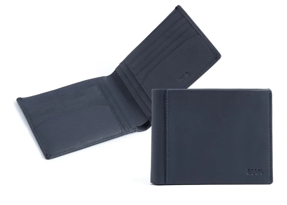 nava-design-smooth-portafoglio-orizzontale-uomo-in-pelle-8-cc-blu-10x13-cm image 1