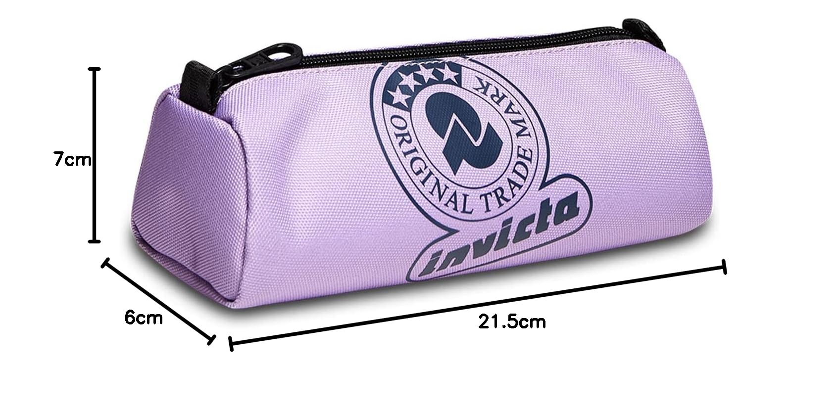 invicta-logo-astuccio-scuola-mono-scomparto-viola-21-5x7x6-cm image 4