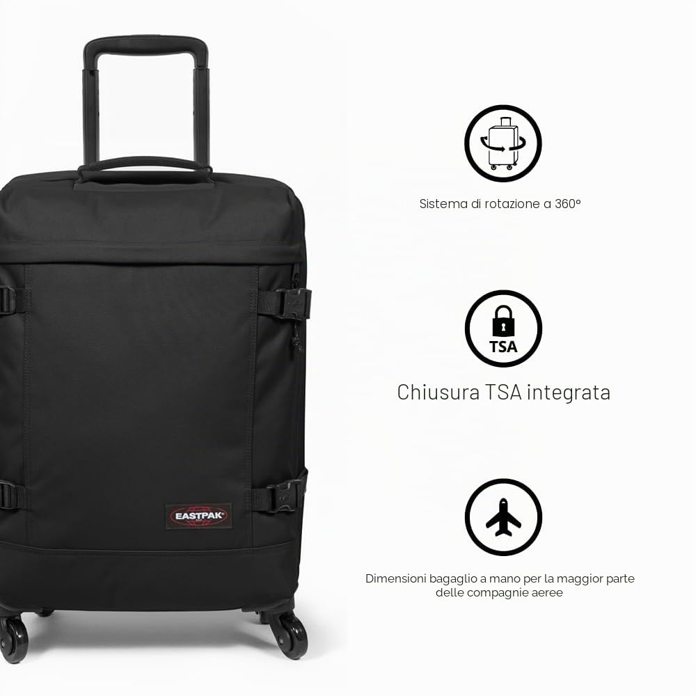 eastpak-trans4-s-valigia-cabina-44l-54x35x23-black-denim-con-4-ruote image 6
