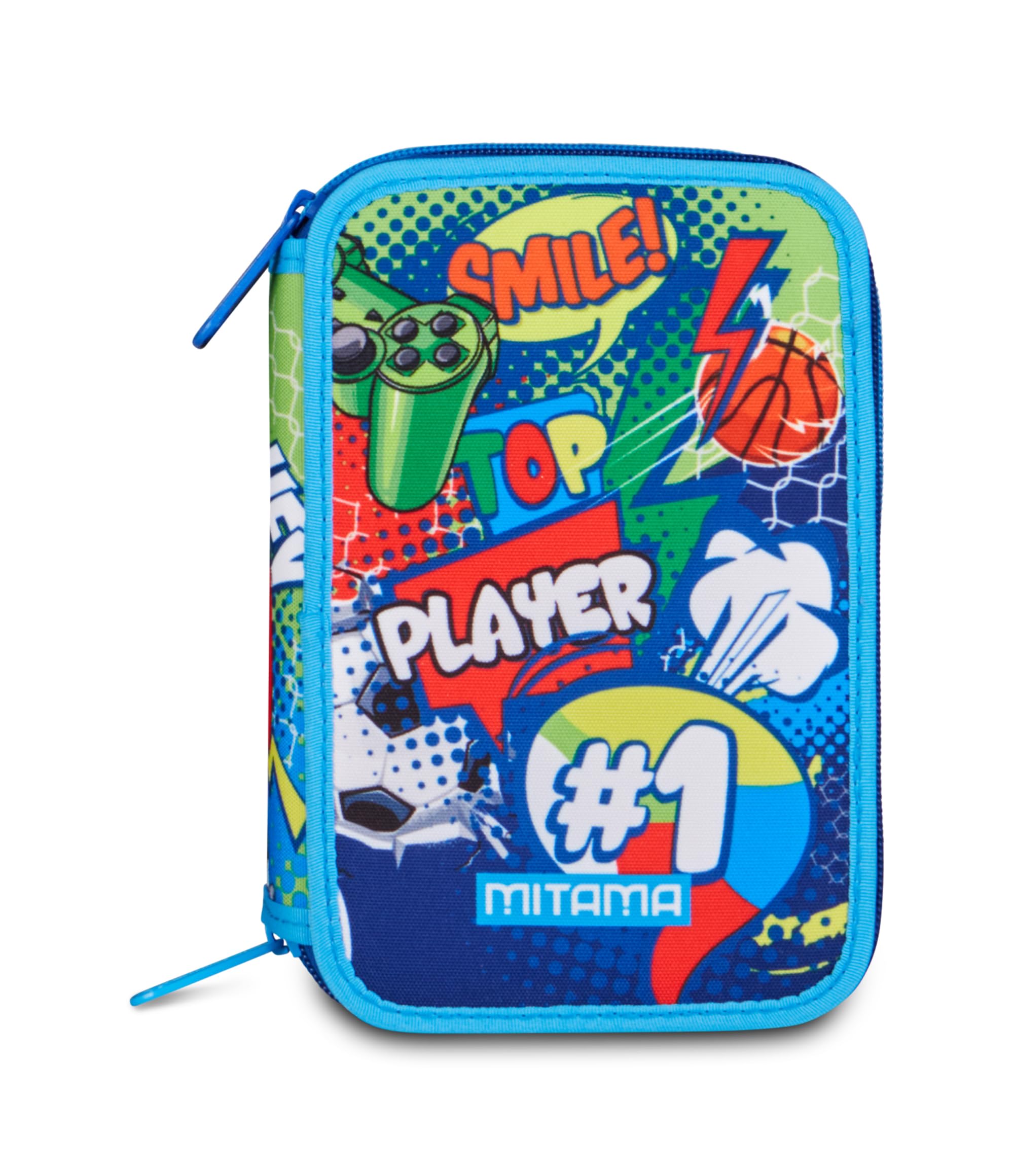 mitama-popsport-astuccio-triplo-con-spinny-pen-47-pezzi-multicolore image 6