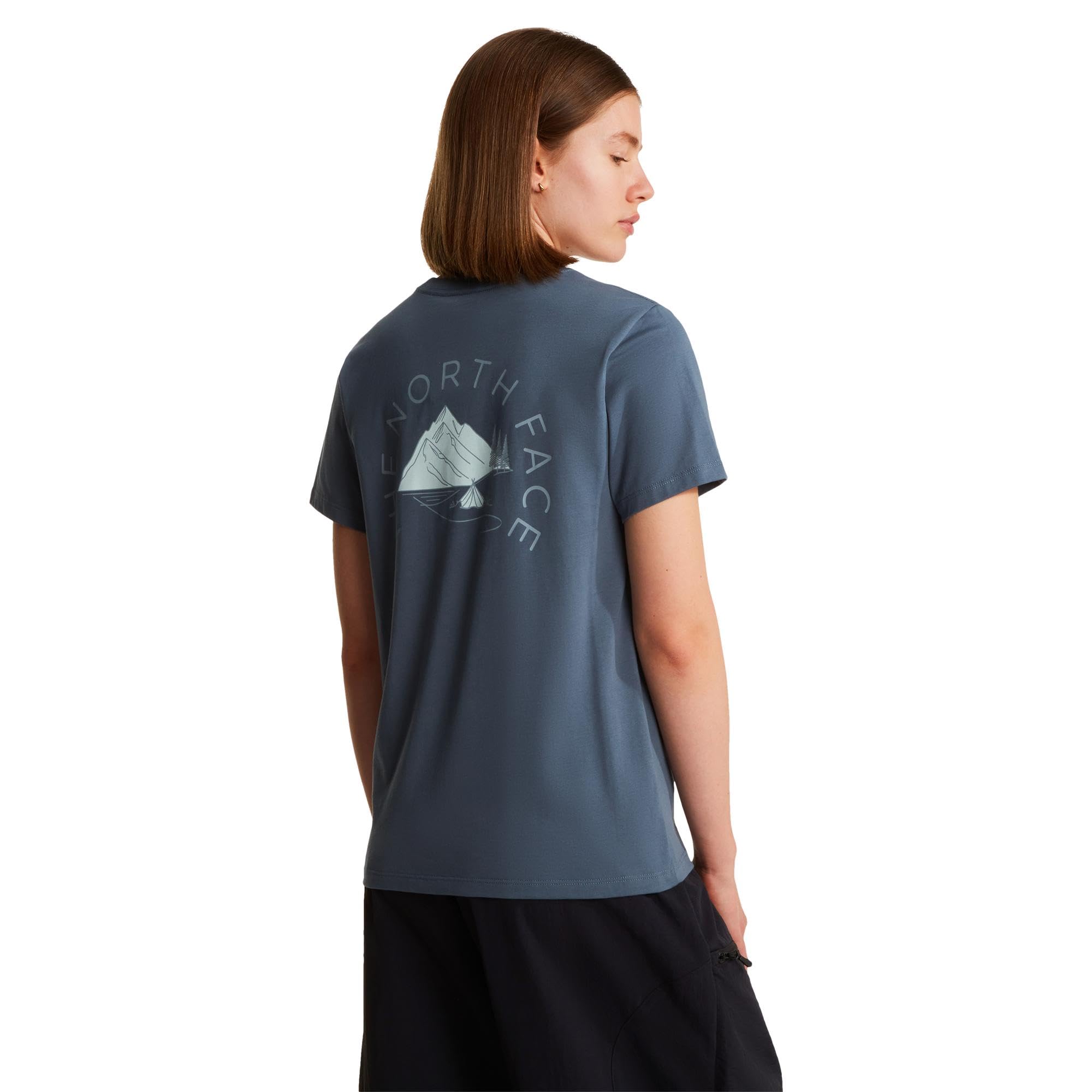 the-north-face-t-shirt-monte-regular-donna-grafica-fronte-retro image 5