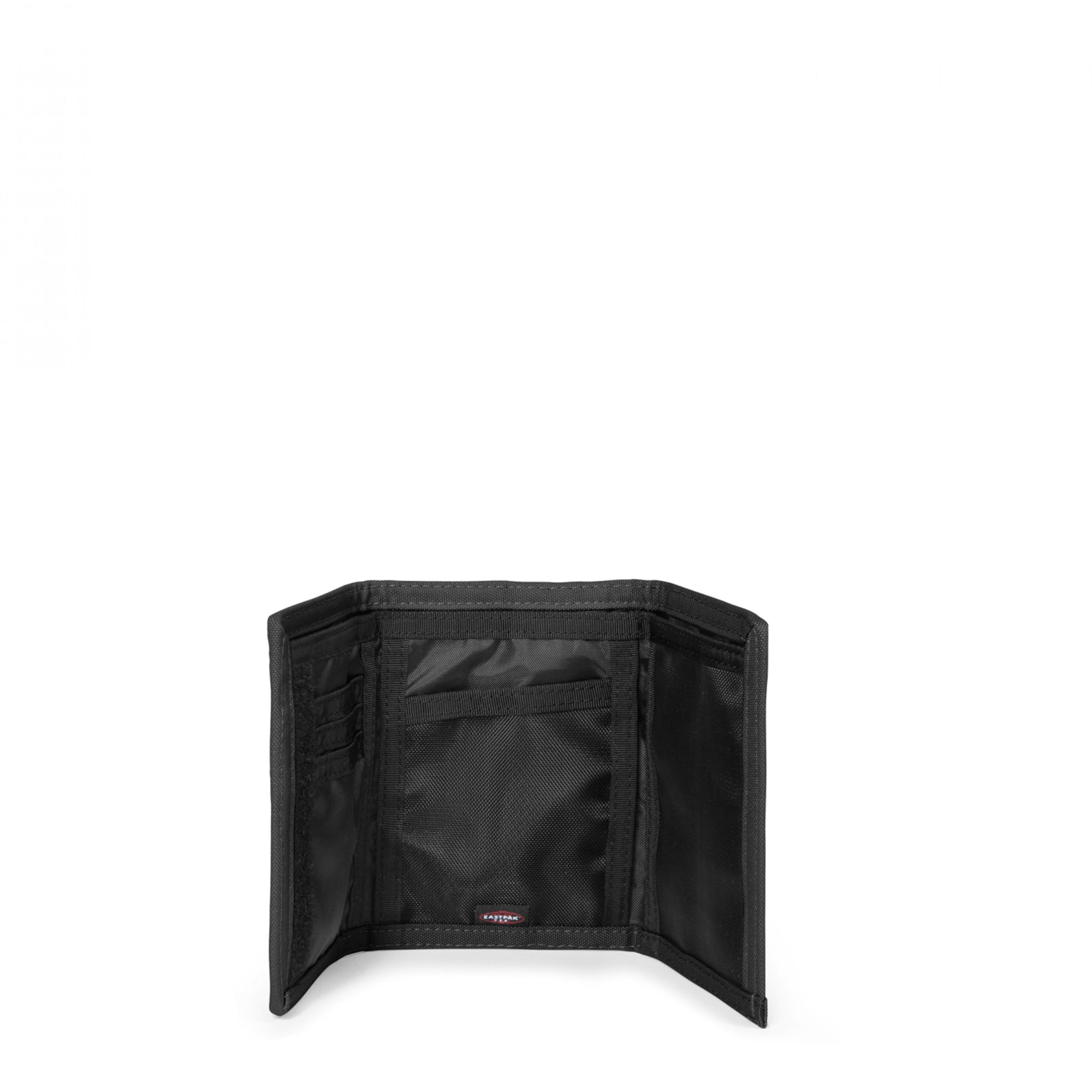 eastpak-crew-single-portafoglio-a-tre-ante-nero-con-portachiavi image 2