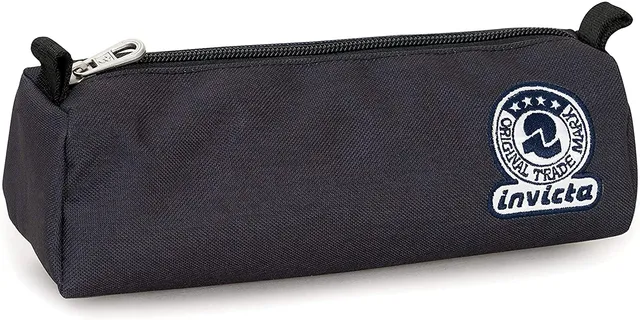 invicta-benin-eco-portapenne-con-zip-nero-21-5x6x11-cm image 1