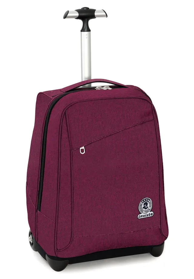 invicta-trolley-scuola-benin-viola-2-in-1-zaino-maxi-35l image 1