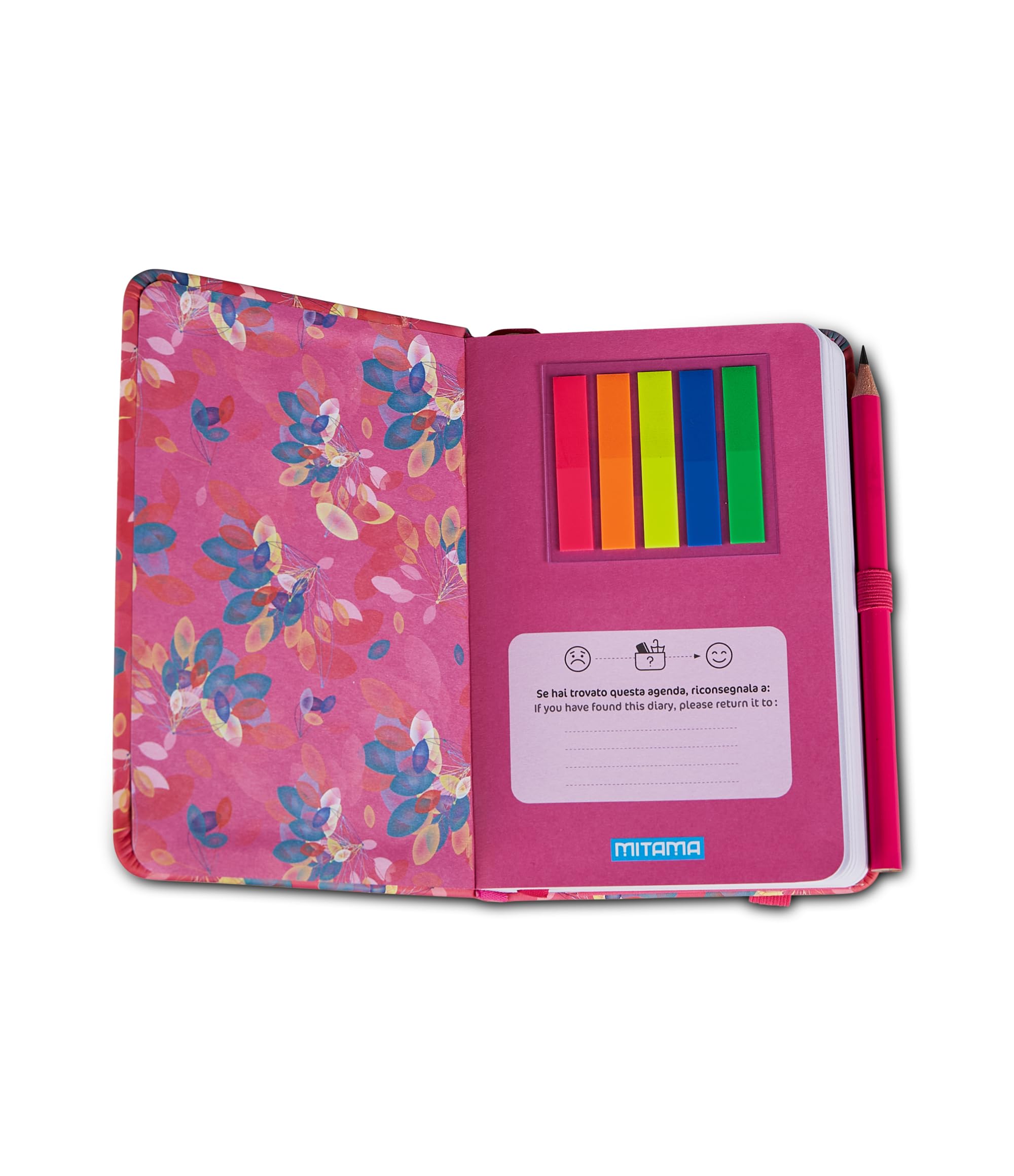 mitama-pocket-floreale-agenda-settimanale-2026-9x14-cm-18-mesi image 2