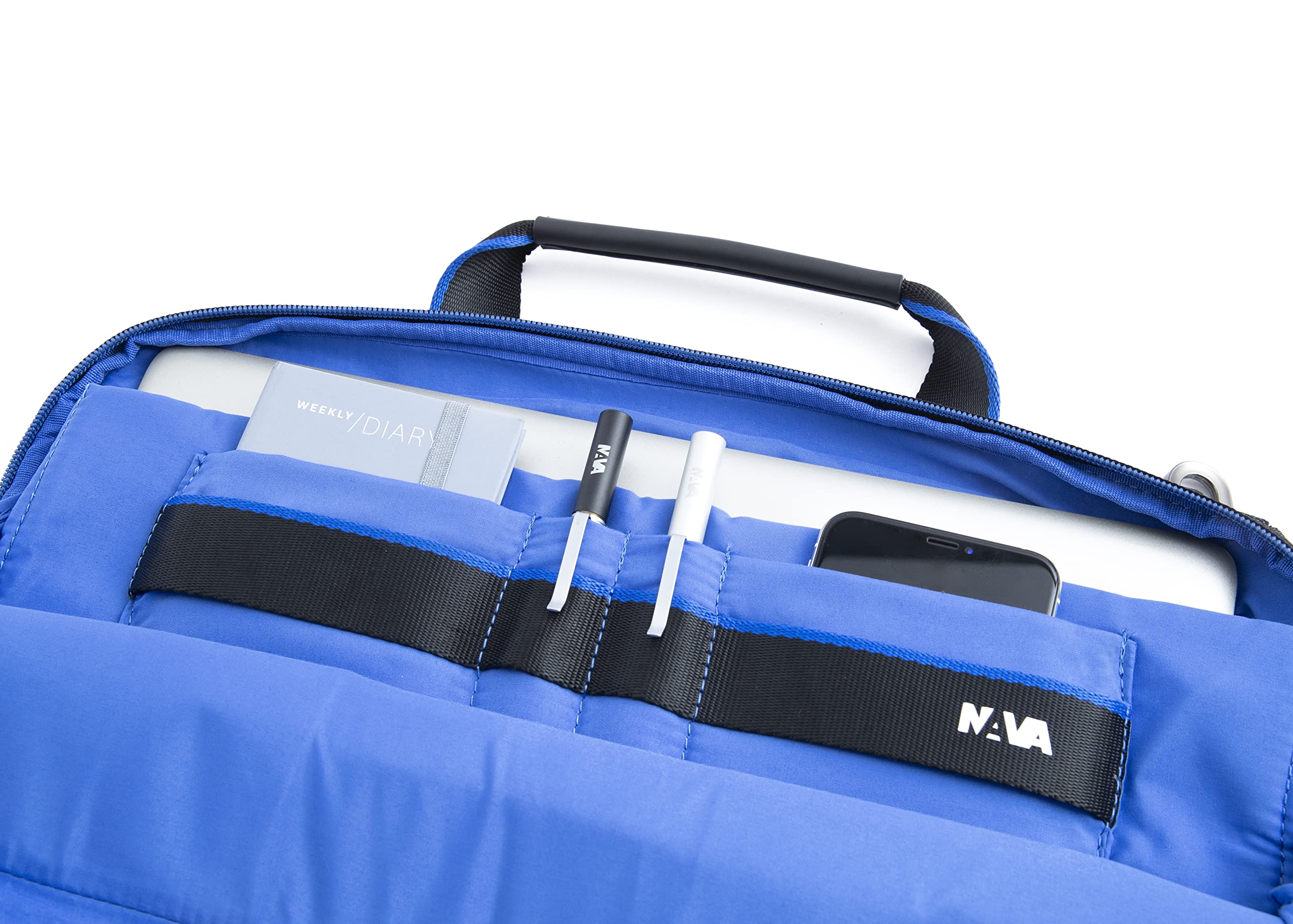 nava-design-cross-borsa-a-tracolla-poliestere-nero-blu-porta-tablet-43-x-29-x-11 image 5