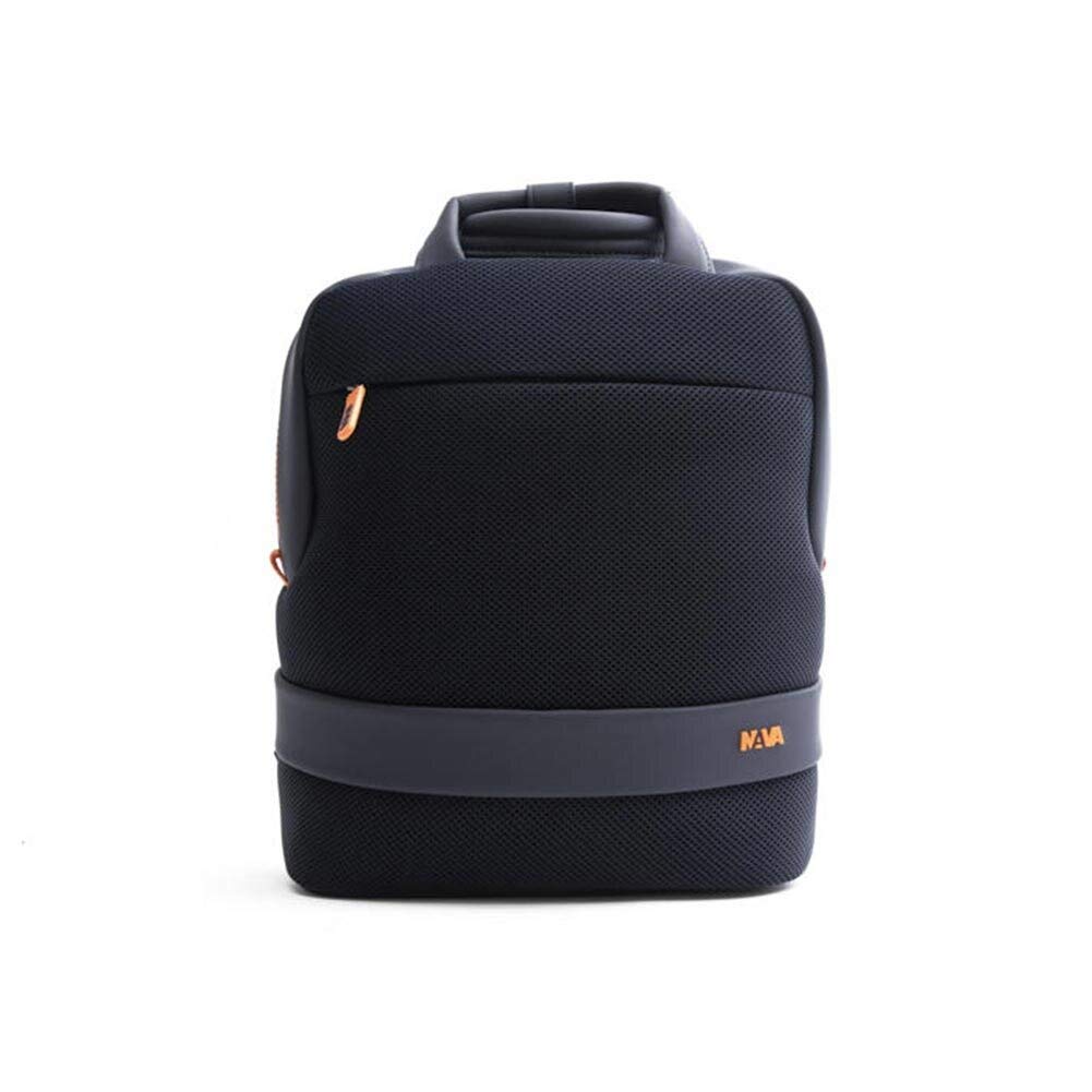 nava-design-easy-break-zaino-squadrato-rfid-porta-pc-13-3-grigio-scuro-verde-flu image 7
