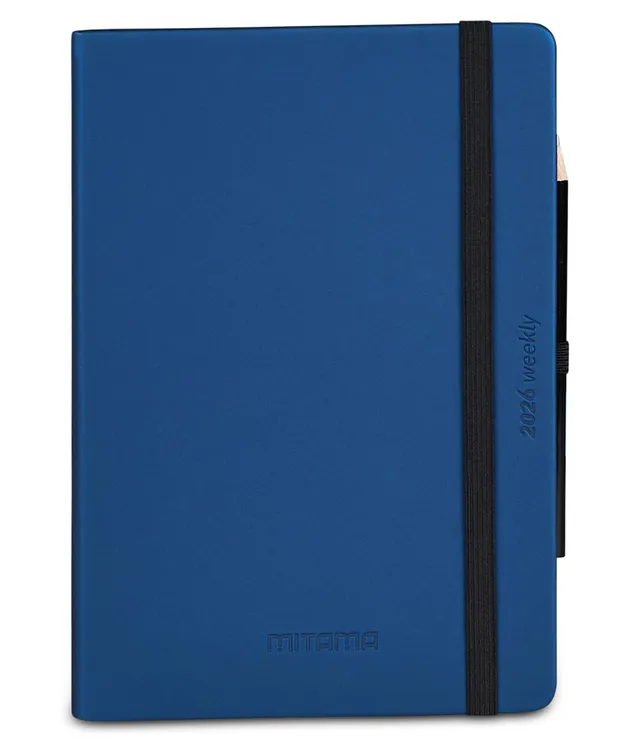mitama-agenda-settimanale-2026-blu-18-mesi-15x21-cm-copertina-rigida image 1