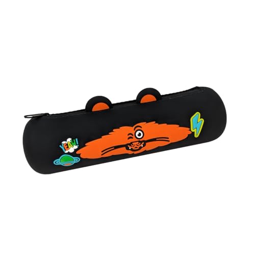 mitama-mitamini-animals-astuccio-in-silicone-nero-con-zip-22x6-5x7-cm image 2