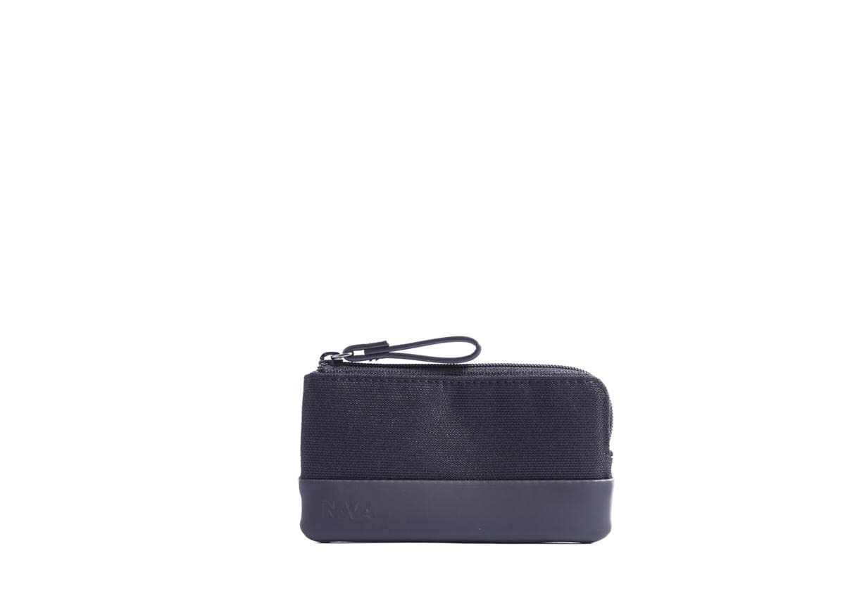 nava-design-twin-colors-astuccio-portachiavi-con-anello-e-zip-nero-blu-7-x-12-x- image 1