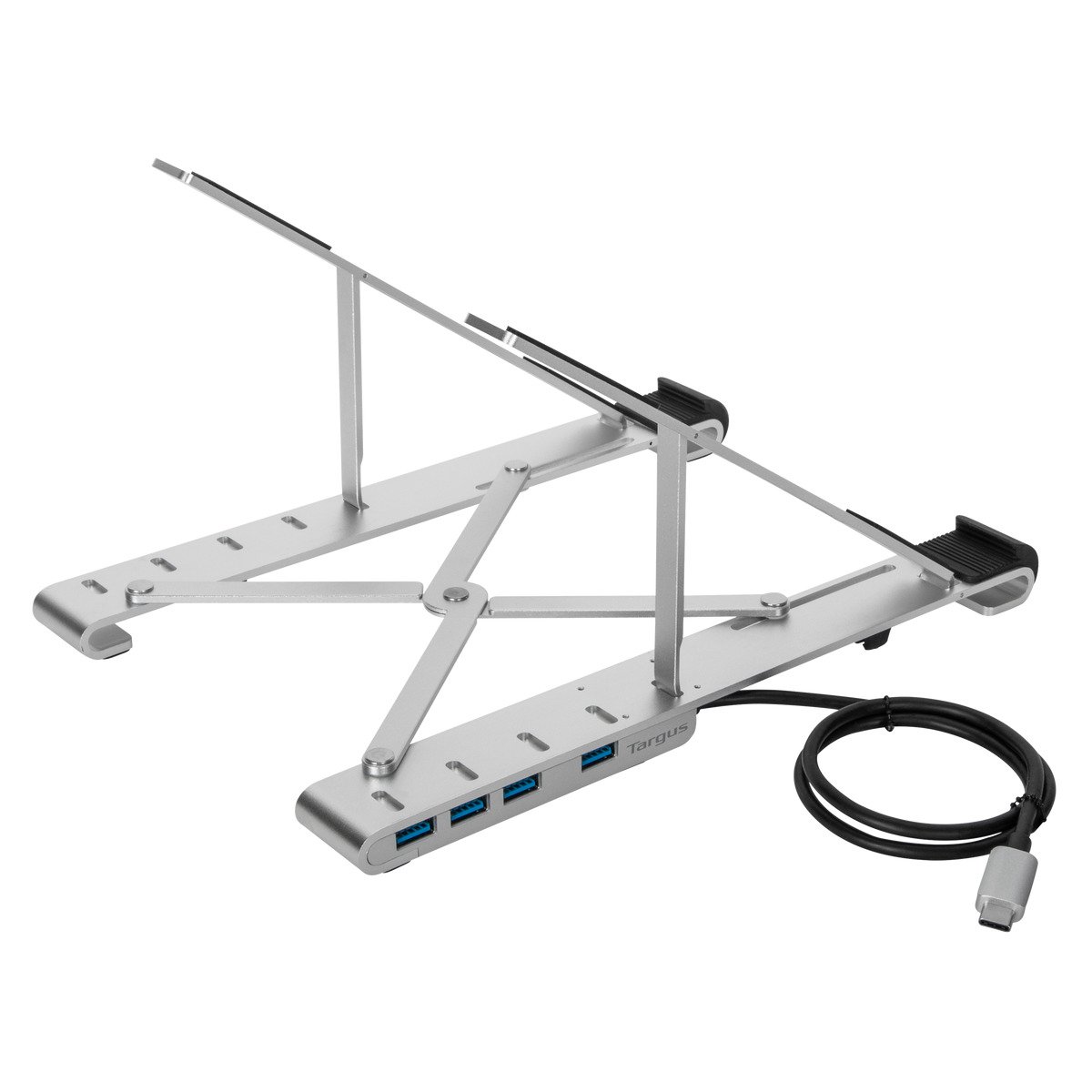 targus-supporto-portatile-con-hub-usb-a-integrato-argento image 6