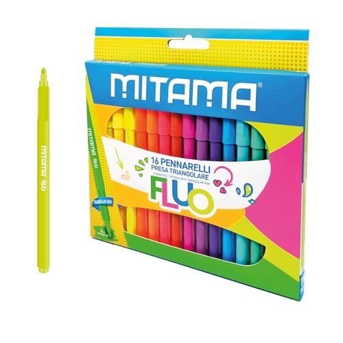 mitama-pennarelli-fluo-neon-astuccio-16-pz-punta-3-mm image 5