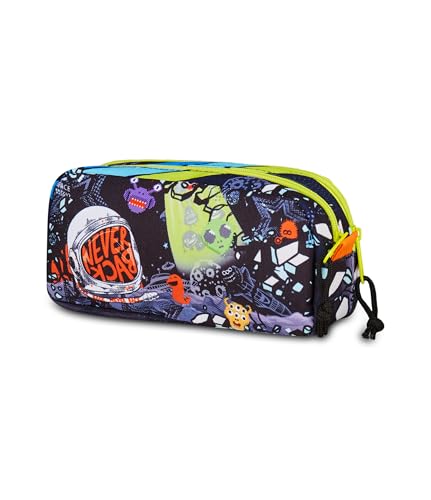 mitama-junior-portapenne-2-zip-disco-space-nero-da-riempire image 6