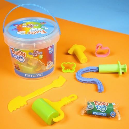 mitama-my-creativity-kit-funny-doo-barattolo-pasta-modellare-22-pezzi image 7