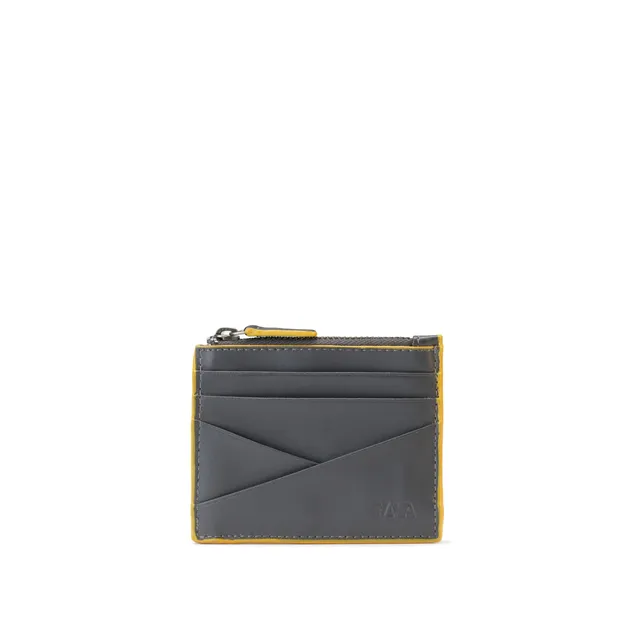 nava-design-metric-portafoglio-pelle-6-carte-con-portamonete-zip-e-rfid image 1