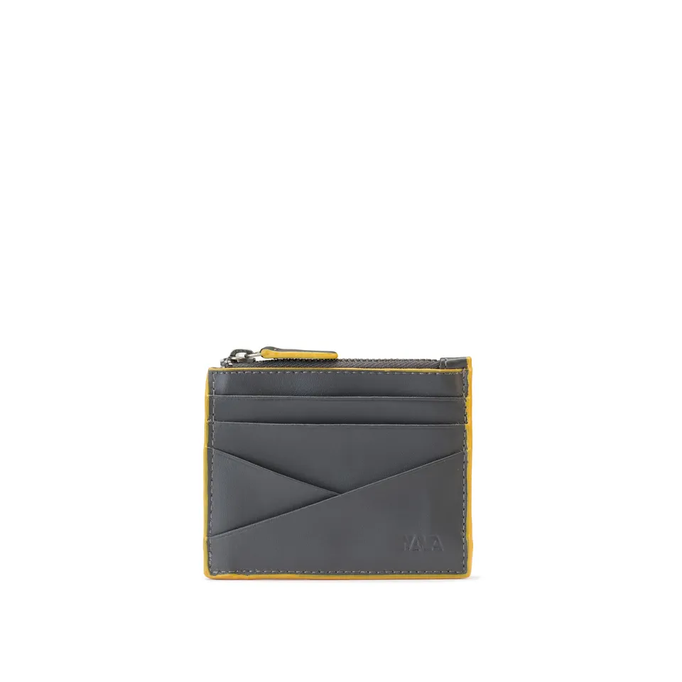 nava-design-metric-portafoglio-pelle-6-carte-con-portamonete-zip-e-rfid image 1