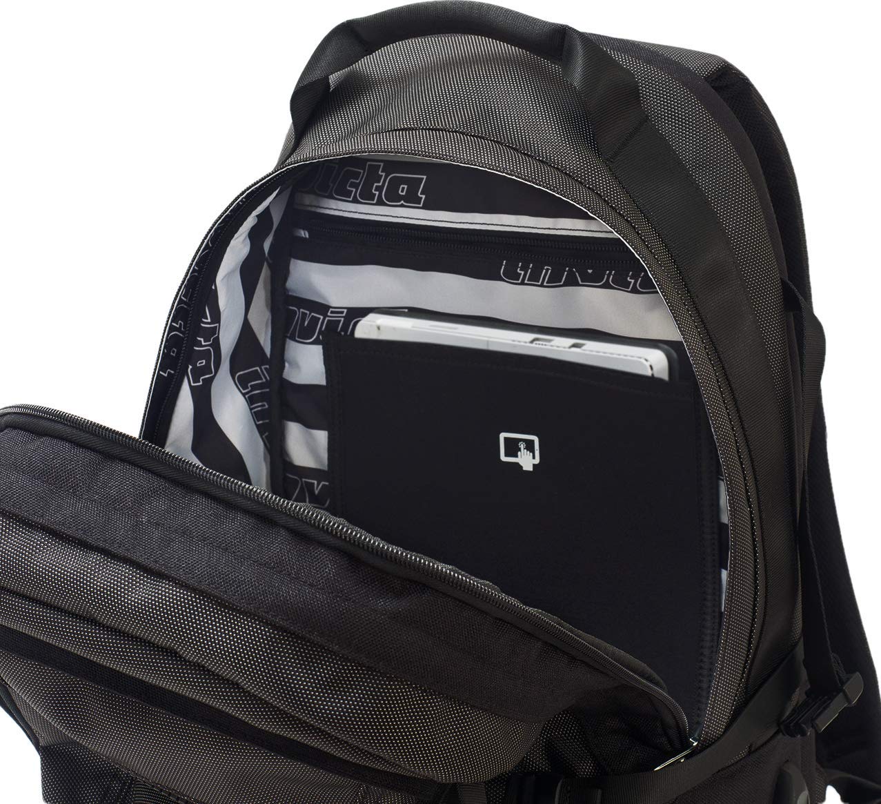 invicta-business-zaino-grigio-27-lt-porta-laptop-15-6-con-power-bank image 3