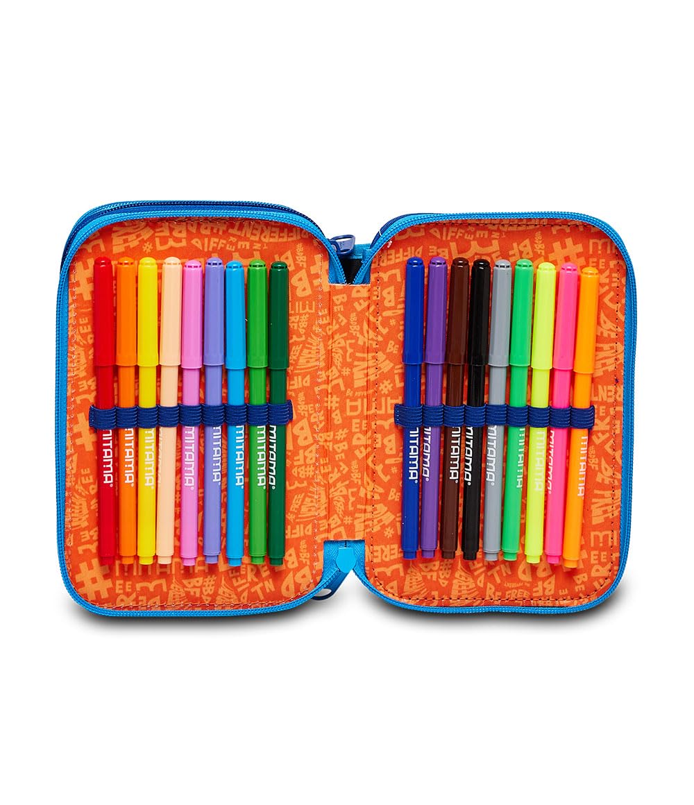 mitama-super-triplo-octo-gamer-astuccio-3-scomparti-blu-47-pz-completo image 3