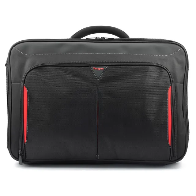 targus-classic-borsa-clamshell-per-laptop-17-18-nero-rosso image 1