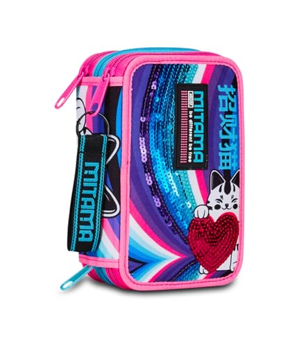 mitama-super-triplo-color-rainbow-cat-astuccio-3-scomparti-50-pezzi-bambina image 8