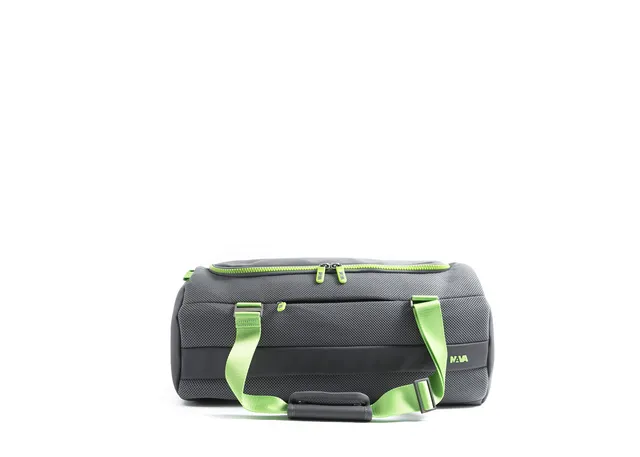 nava-design-easy-break-borsone-sportivo-zainabile-grigio-scuro-verde-fluo-28-x-5 image 1