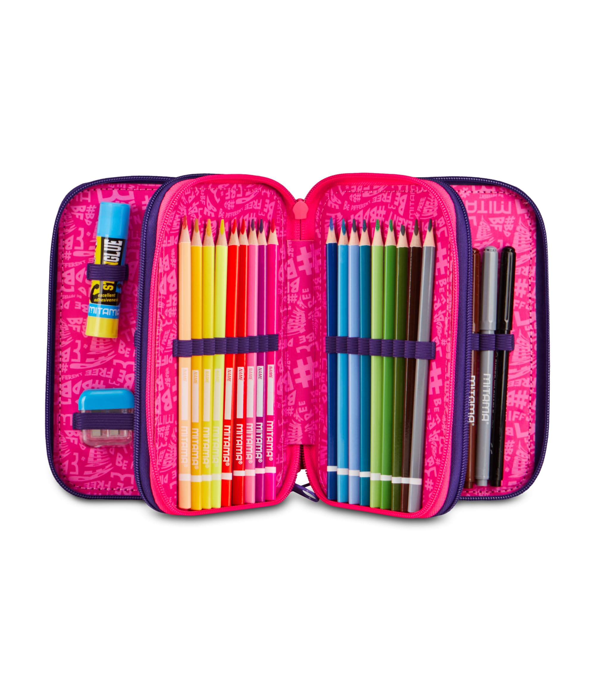 mitama-musiclove-astuccio-triplo-47-pezzi-con-spinny-pen-multicolore image 2