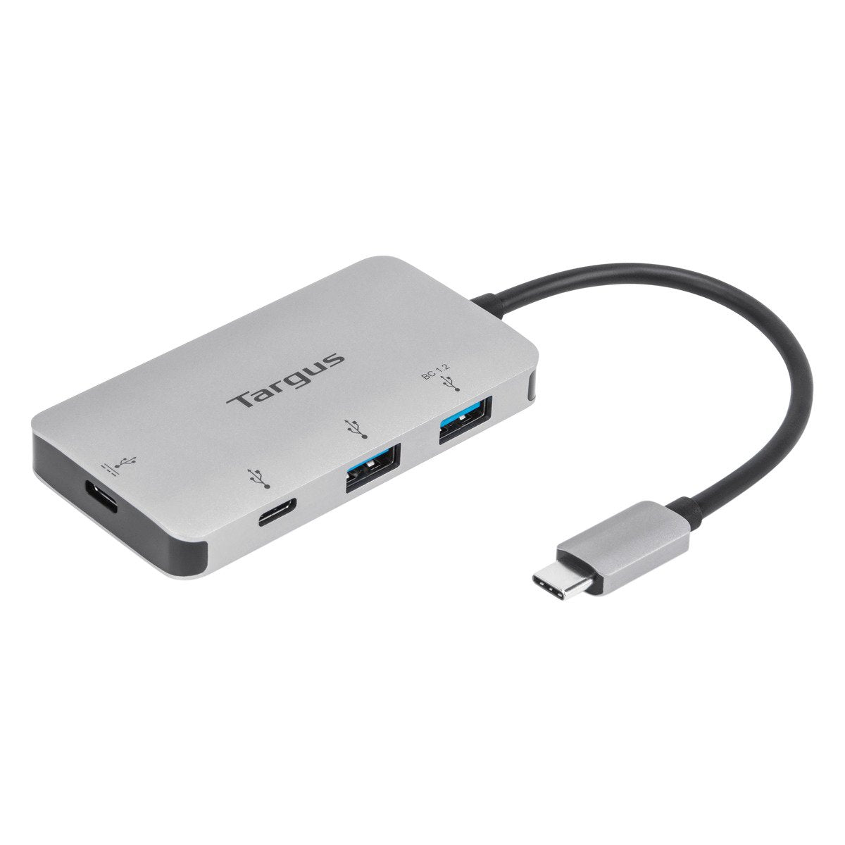 targus-hub-multi-porta-usb-c-con-2x-usb-a-e-2x-usb-c-100w-pd-argento image 1