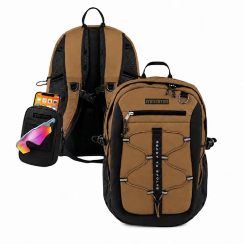 mitama-rte-desert-khaki-zaino-doppio-scomparto-29l-con-astuccio-marrone image 8