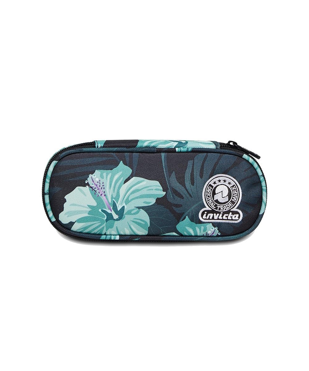 invicta-round-plus-portapenne-ovale-hibiscus-azzurro-grigio image 4