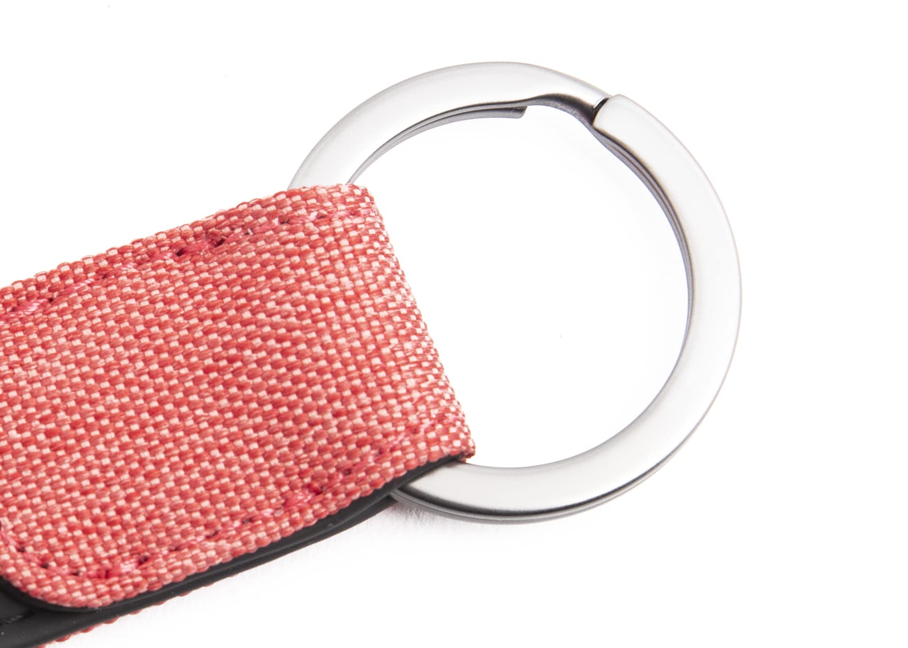 nava-design-twin-portachiavi-piatto-in-tessuto-melange-10-x-3-cm-rosso-corallo image 4
