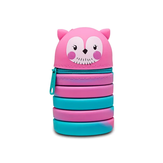 mitama-portapenne-allungabile-multicolore-animale-astuccio-scuola-con-zip image 1