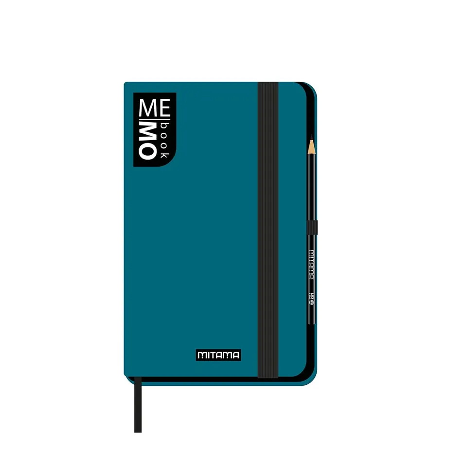 mitama-memo-book-large-taccuino-13-x-21-cm-a-righe-petrolio image 1