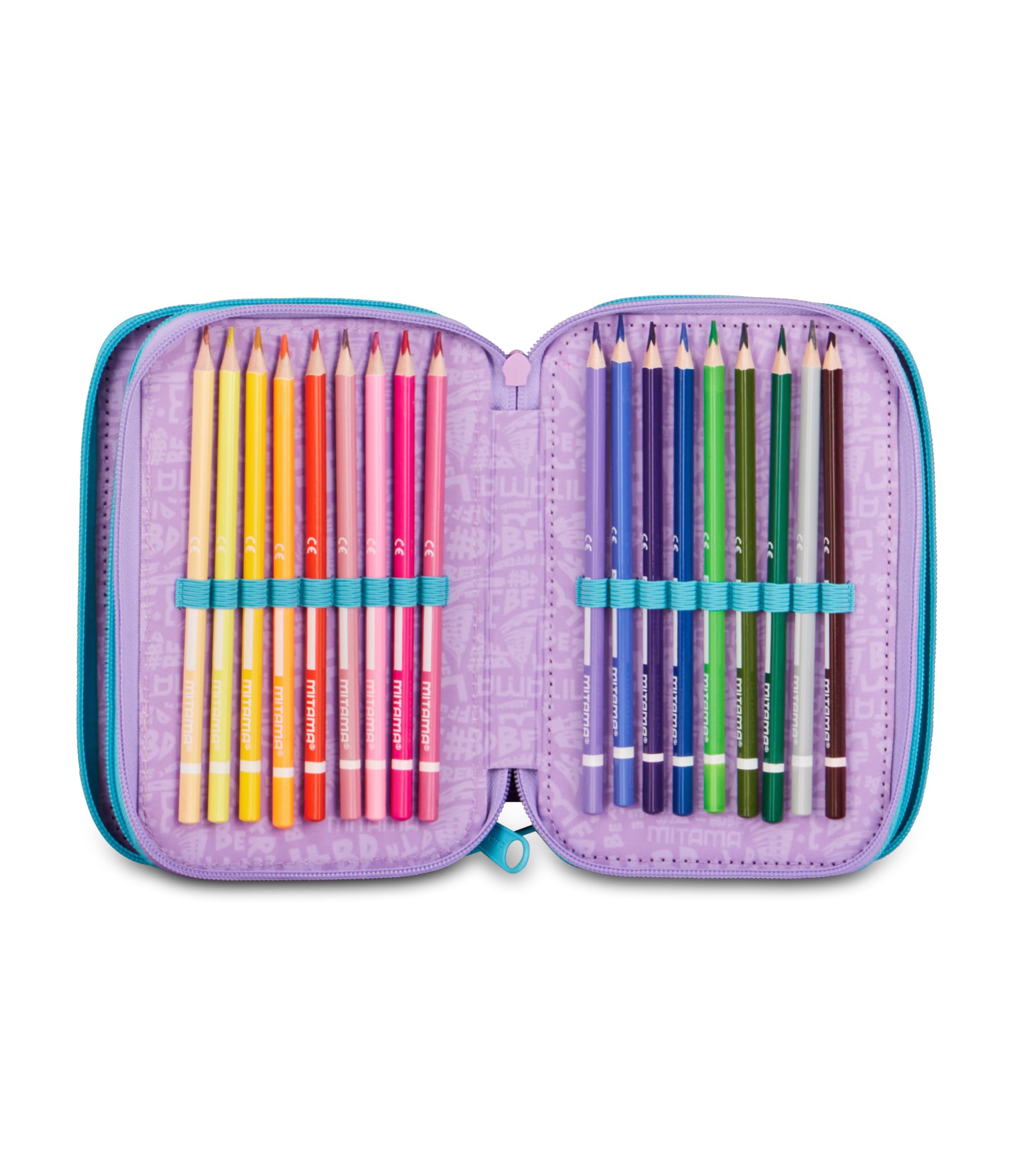 mitama-rainbow-astuccio-triplo-47-pezzi-con-spinny-pen-multicolore image 4