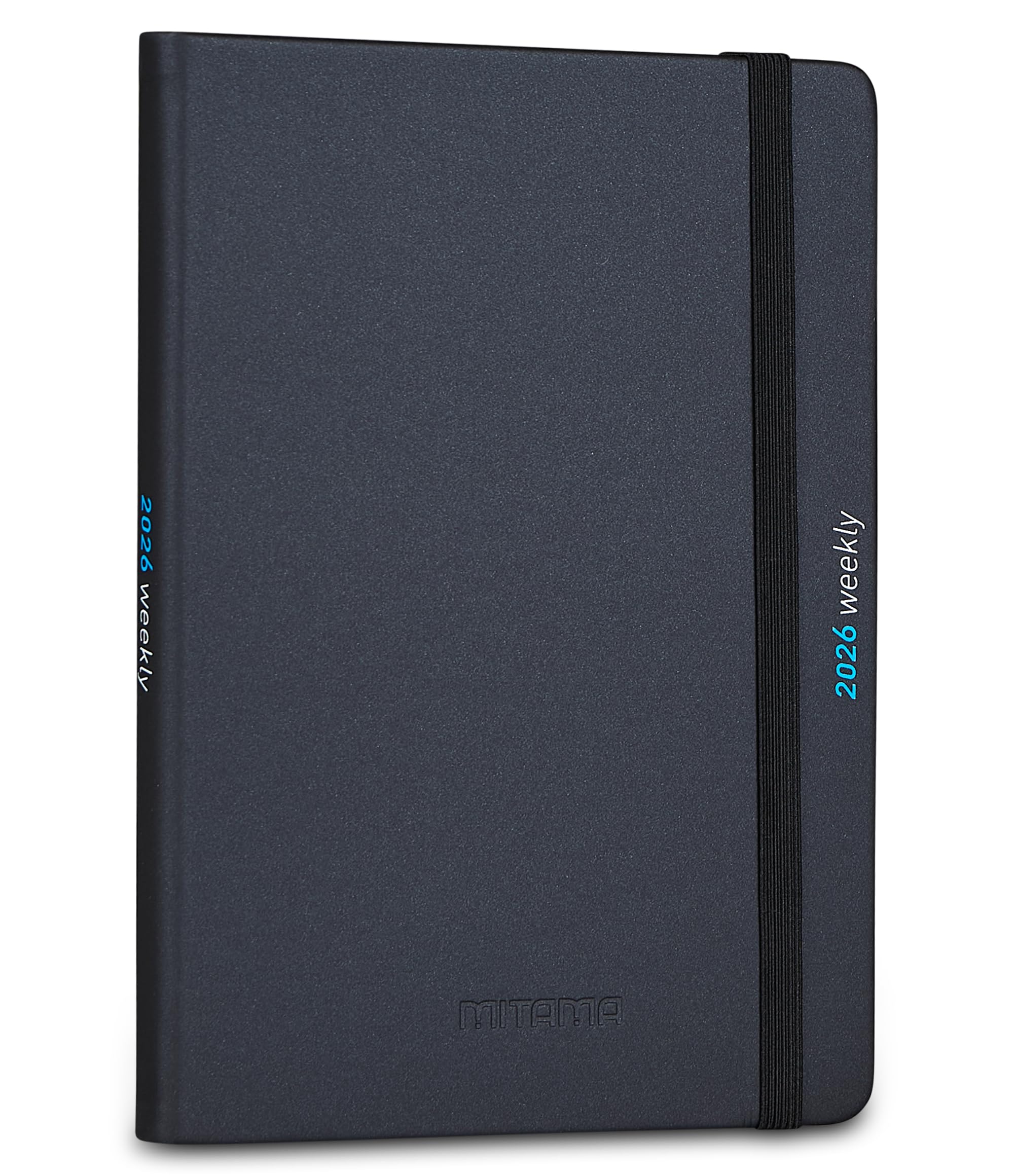 mitama-agenda-settimanale-2026-nera-18-mesi-15x21-cm-con-elastico image 5